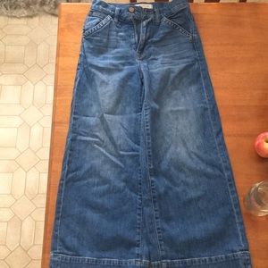 Madewell crop flare jeans